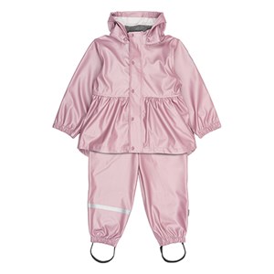Mikk-Line -  PU Metallic Rain w. susp/104, Mauve Shadows